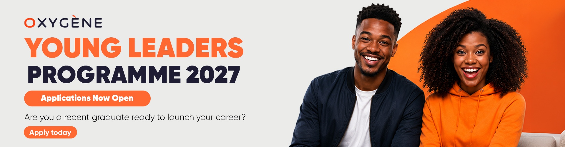 Oxygène Young Leaders Programme 2027, Applications now open